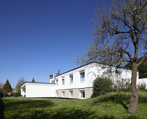 Das Haus St. Florian vom Garten aus.